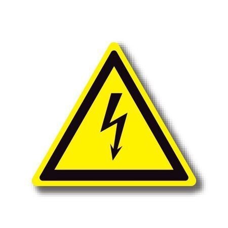 Ergomat 32in TRIANGLE SIGNS - High Voltage DSV-SIGN 1024 #1224 -UEN